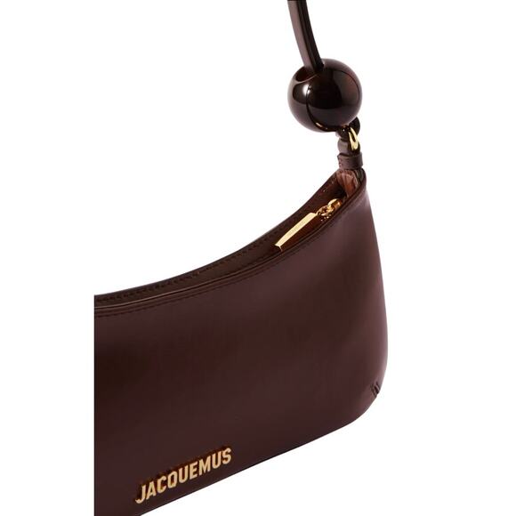 NEW JACQUEMUS BROWN LEATHER SPHERE MINI SHOULDER BAG NWT AUTHENTIC! - Picture 4 of 7